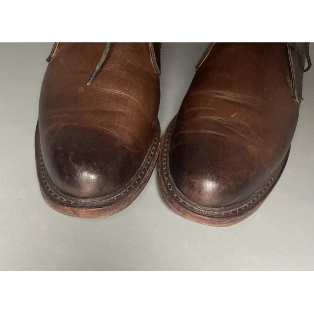 Allen Edmonds Dundee 2.0 Chukka Brown Leather Ankle Dress Boots Men's 9 D